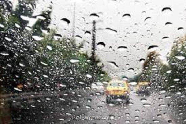 رگبار و رعد و برق در استان ها