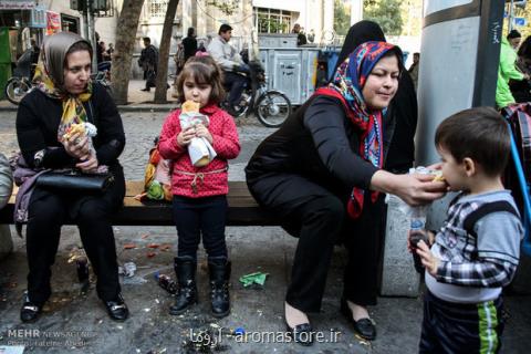 بررسی وضعیت تغذیه ایرانی ها، تعیین سرانه دریافت موادغذایی