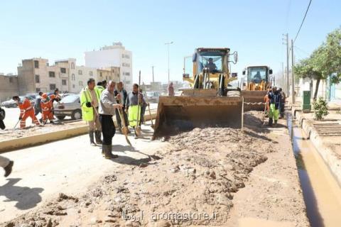 نمایش خدمات سلامت روان در مناطق سیل زده شیراز